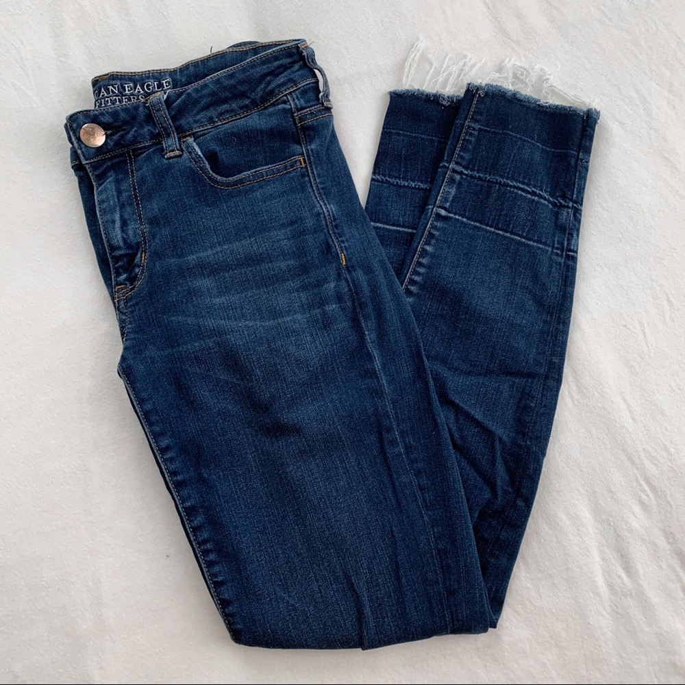 American eagle ripped jeggings